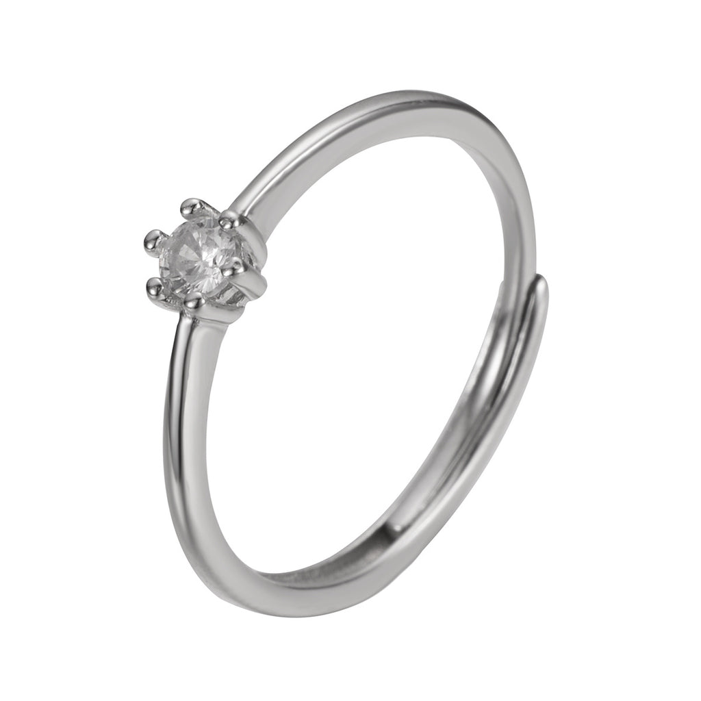 Damen zierlicher Ring mit funkelndem Zirkonia Shop Nory