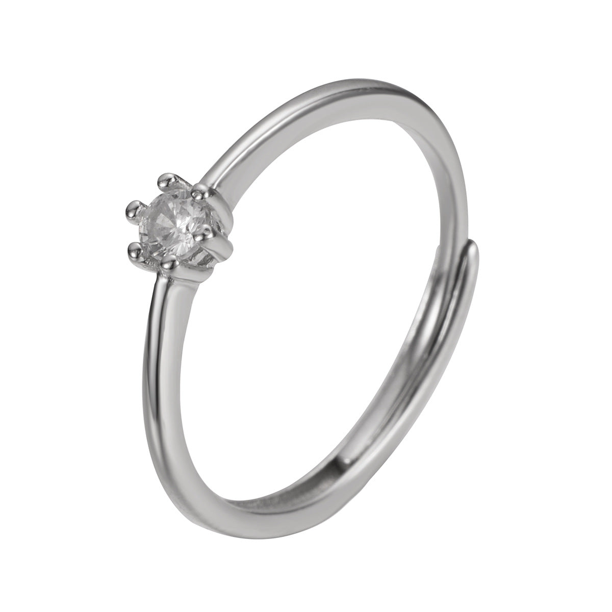 Damen zierlicher Ring mit funkelndem Zirkonia Shop Nory