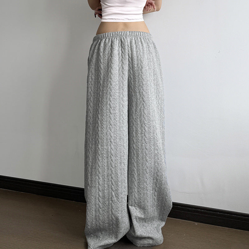 Damen nan weite Palazzo-Loungehose aus weichem Jersey mit Tunnelzug und Komfortbund Shop Nory