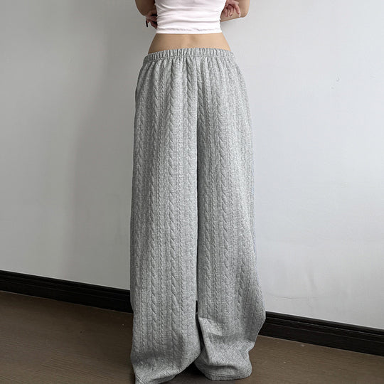 Damen nan weite Palazzo-Loungehose aus weichem Jersey mit Tunnelzug und Komfortbund Shop Nory