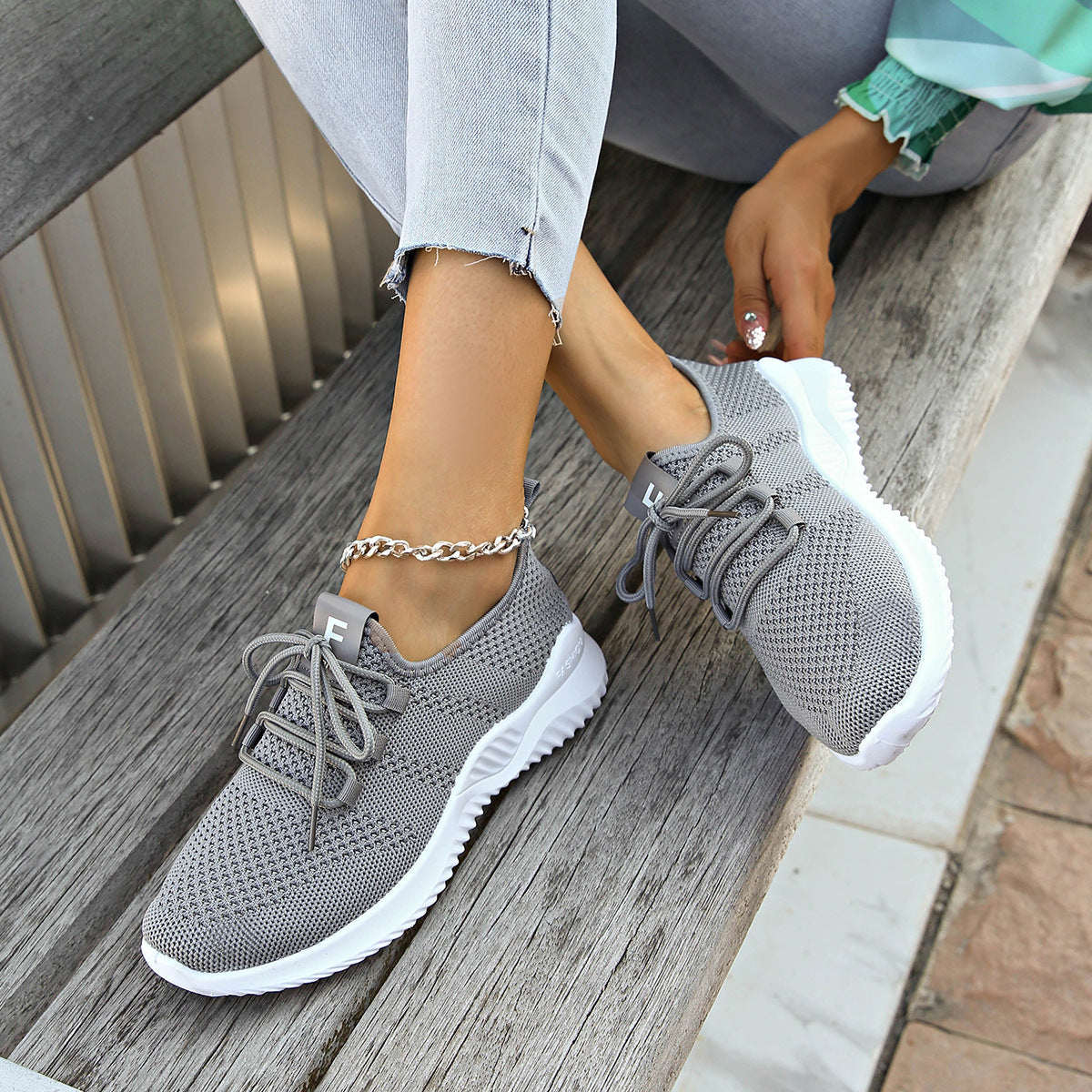 Damen Atmungsaktive Freizeitschuhe Shopnory