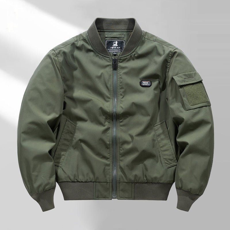 Herren Kurzblouson im Aviator‑Minimalstil mit Multifunktions‑Ärmeltasche Shop Nory