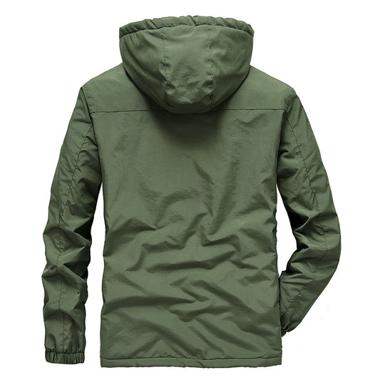 Herren Thermo-Hybrid Kapuzenblouson mit durchgehendem Teddyfleece-Innenfutter und wasserabweisender Außenhülle Shop Nory