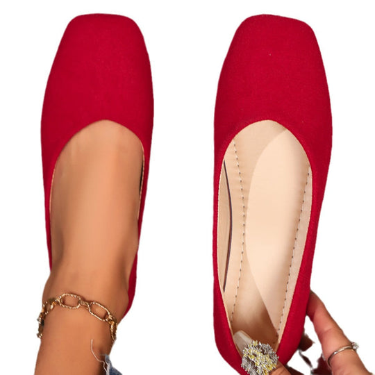 Damen Ballerinas im eleganten und minimalistischen Design mit anatomischer Fußbettung