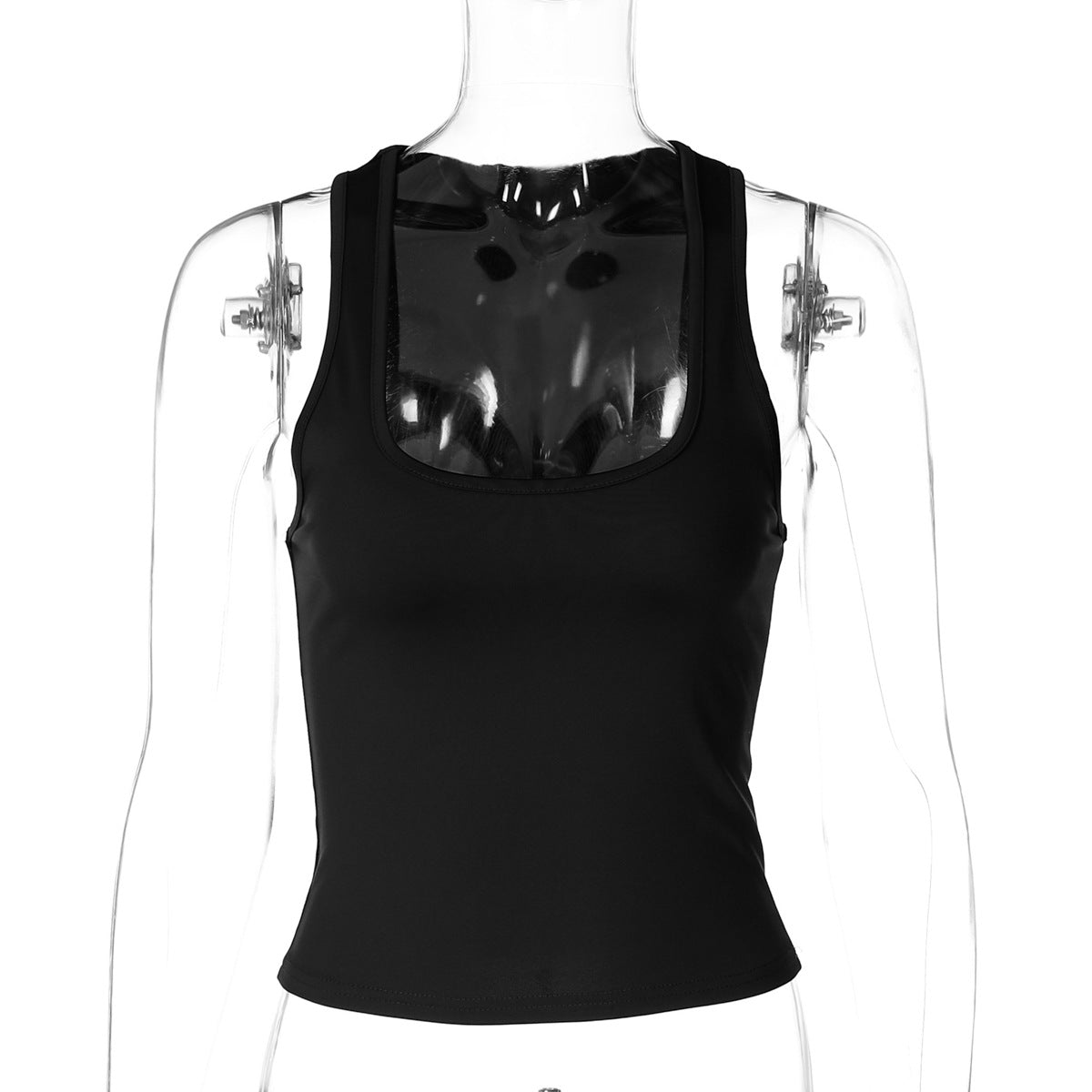 Damen Sportliches Tanktop mit breiten Trägern