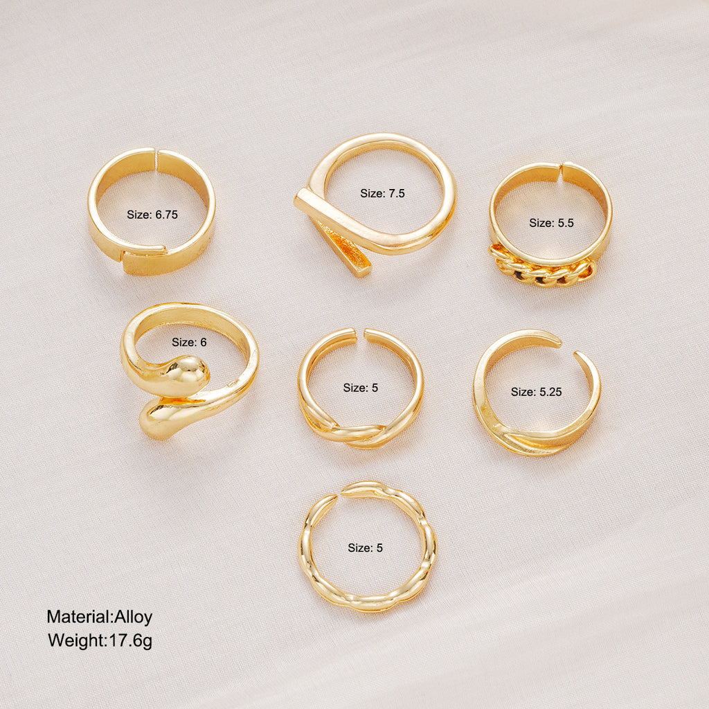 Damen Ring-Set mit kreativen und zeitgenössischen Designs Shop Nory