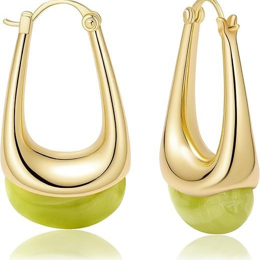 Damen Ohrhänger mit elegantem Tropfen-Design und luxuriösem Goldfinish Shop Nory