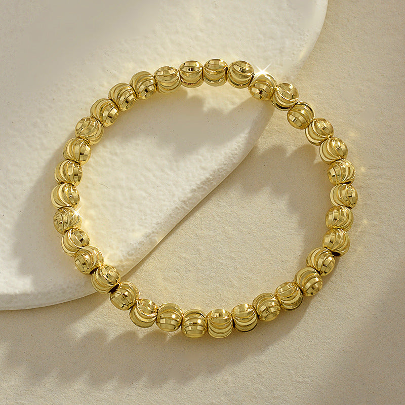 Damen Armband mit filigranen Perlen und funkelndem Design Shop Nory