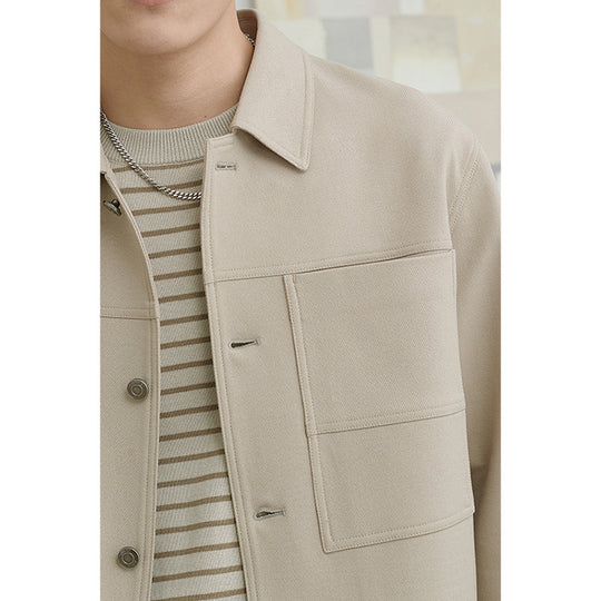 Herren Boxy-Hemdjacke mit großformatigen aufgesetzten Brusttaschen Shop Nory