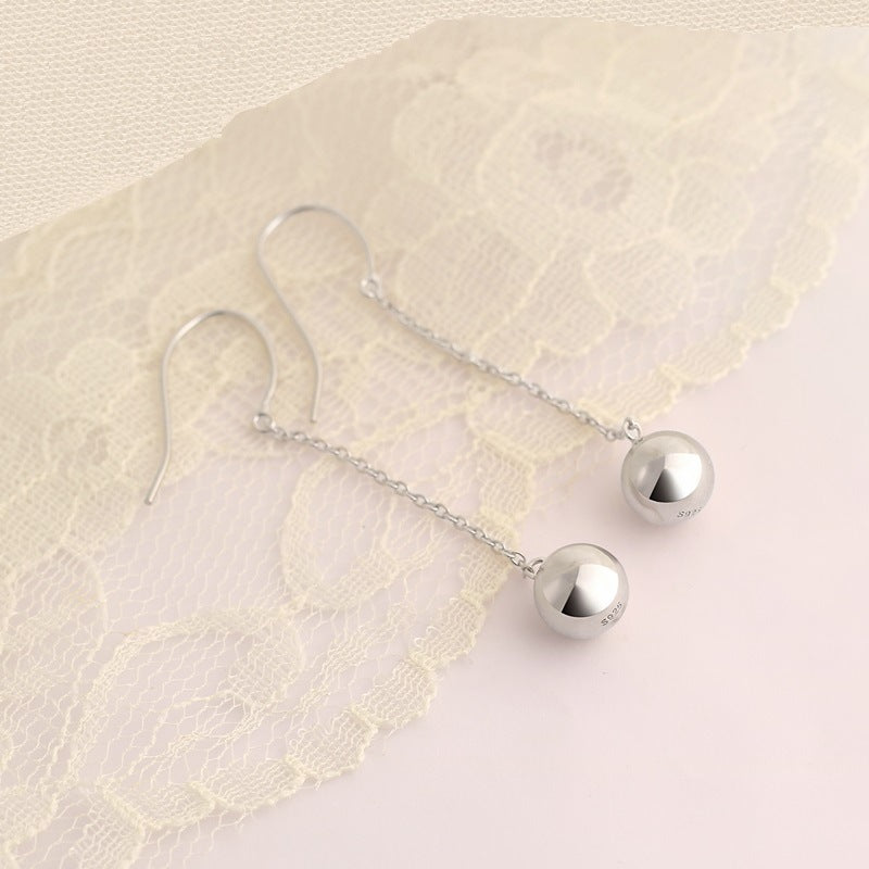 Damen Ohrhänger mit schwebenden Kugel-Detail Shop Nory