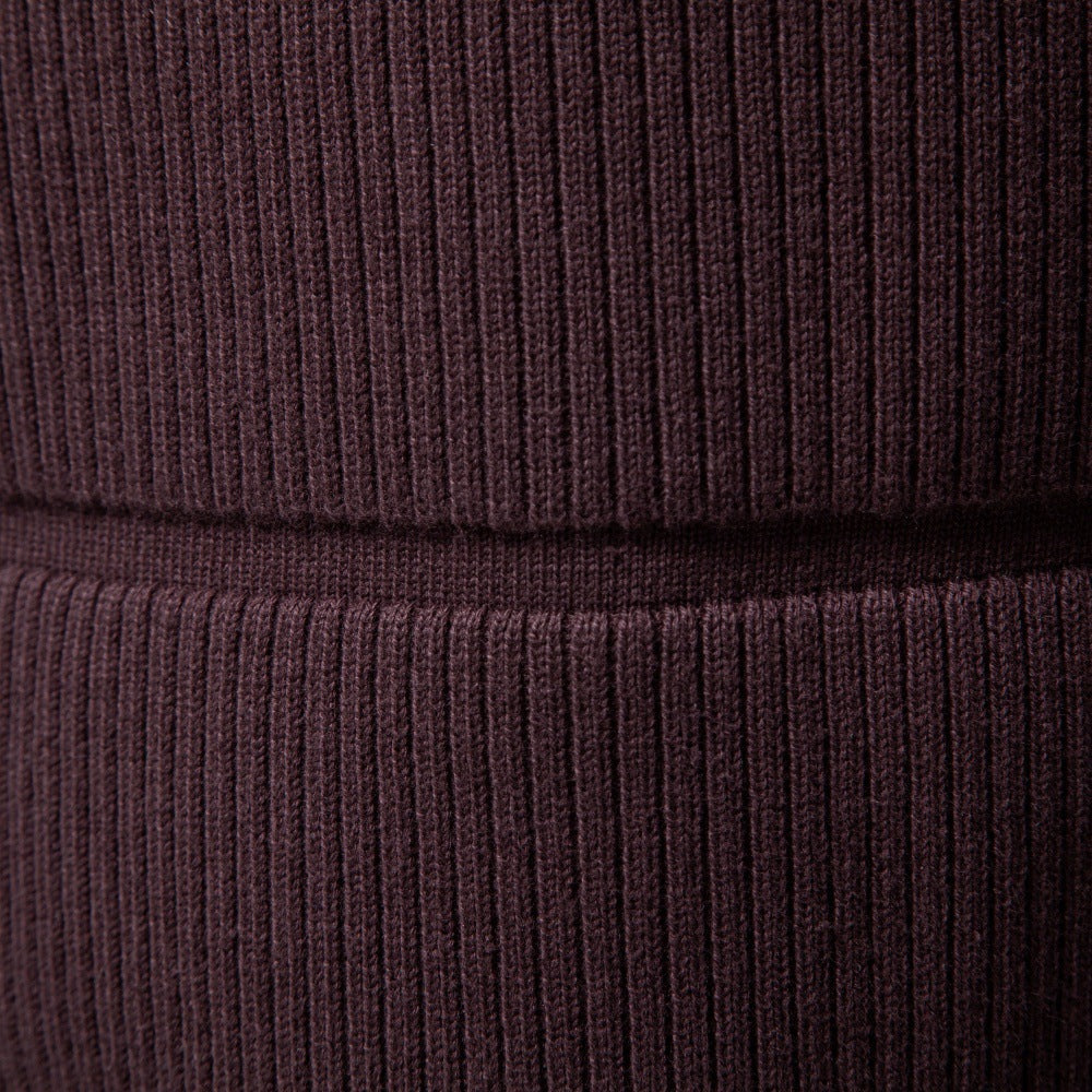 Herren Gestrickter Rundhals-Pullover mit Stepp-Optik und Rippbündchen Shop Nory
