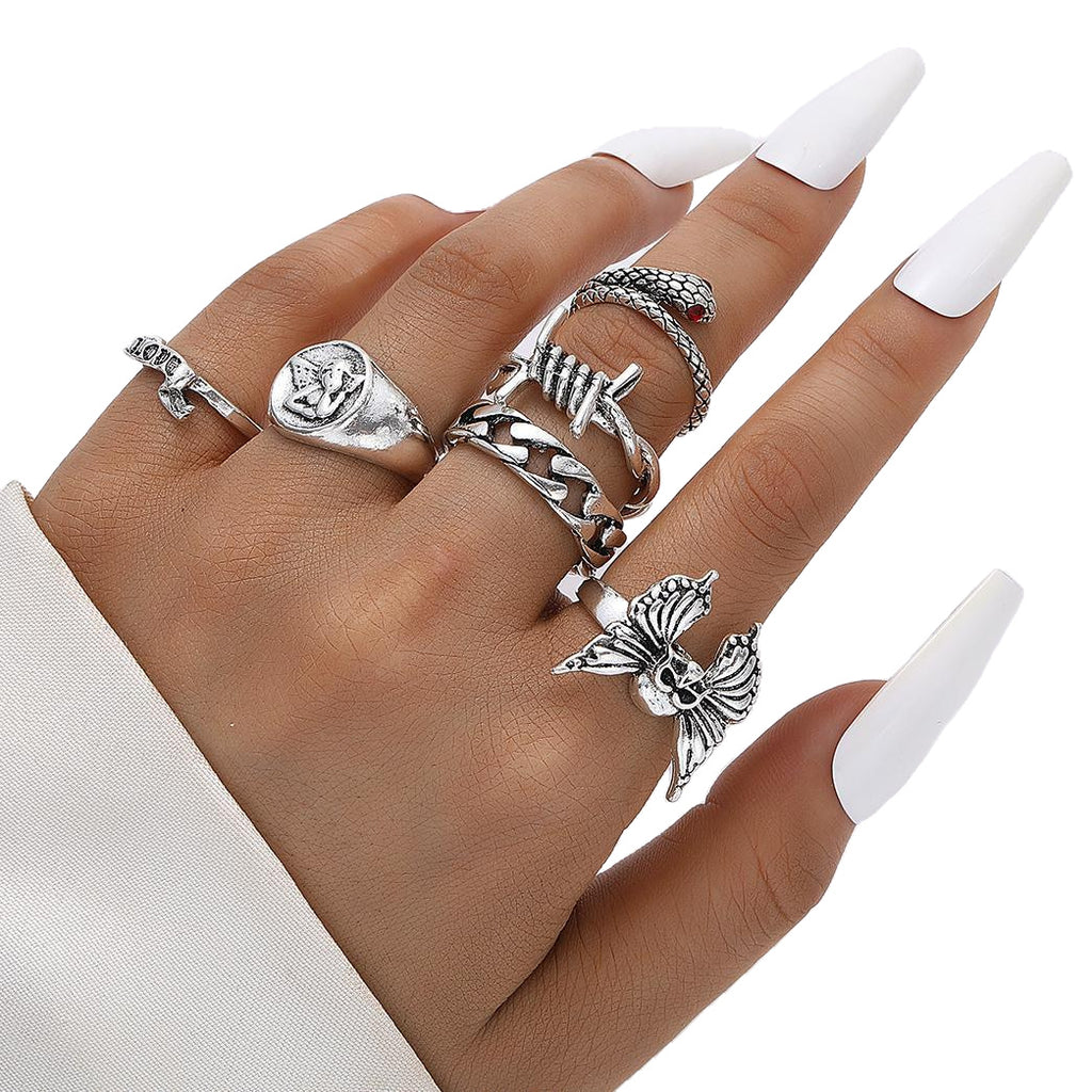Damen Ring-Set mit einzigartigem Design und verspielten Elementen Shop Nory