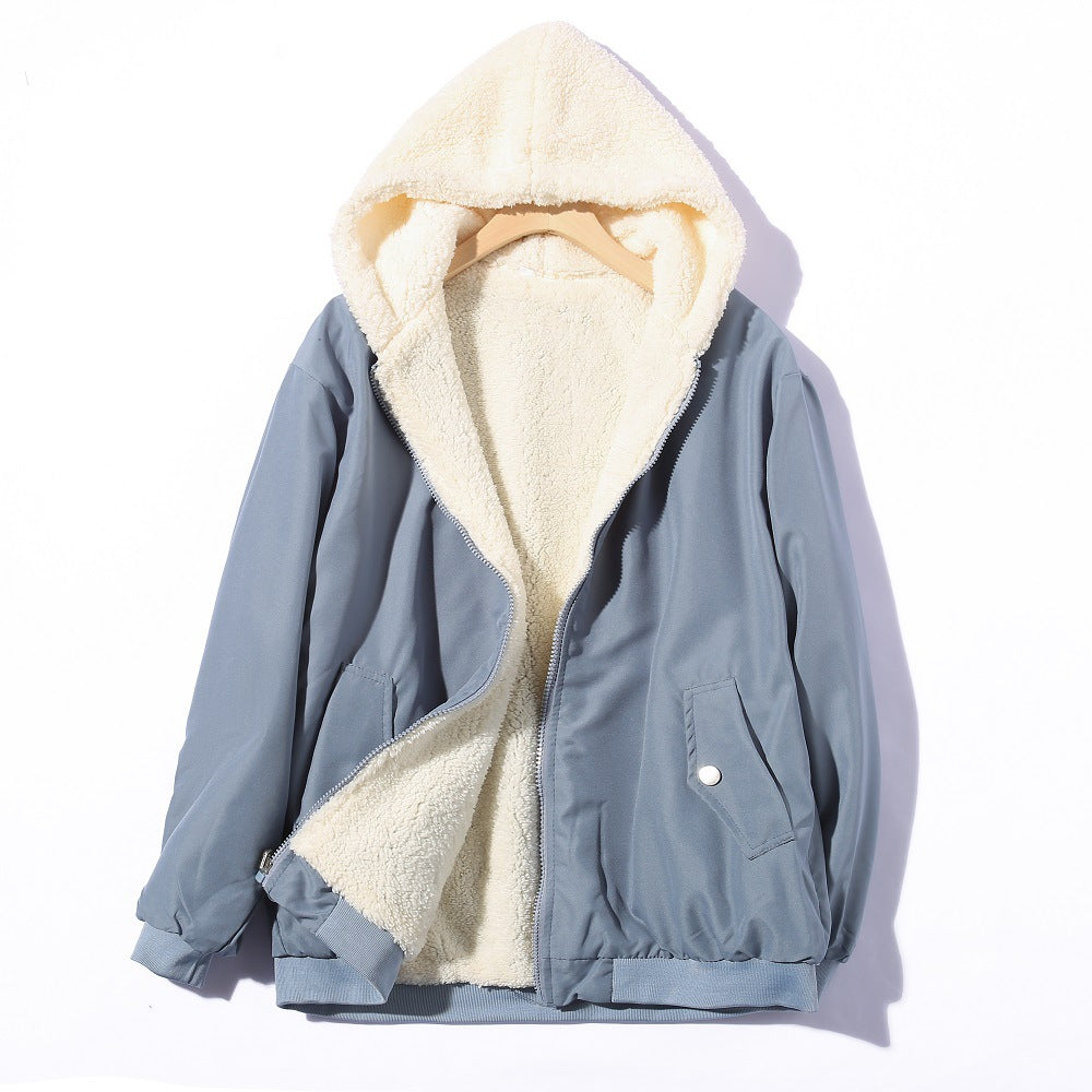 Damen Kuschelige Fleece-Jacke