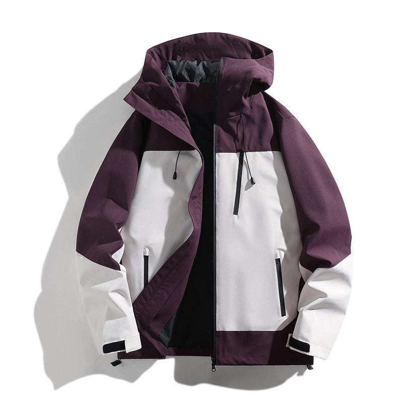 Damen technische Allwetterjacke mit vielseitigem Kapuzendesign und verstellbaren Belüftungsöffnungen