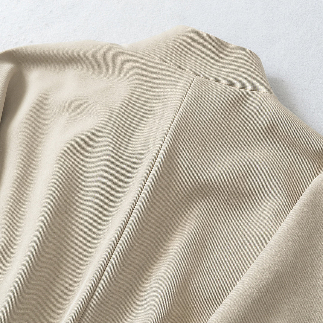 Damen Cropped Cape-Blouson mit Stehkragen, verdeckter Leiste und elastischem Saum Shop Nory