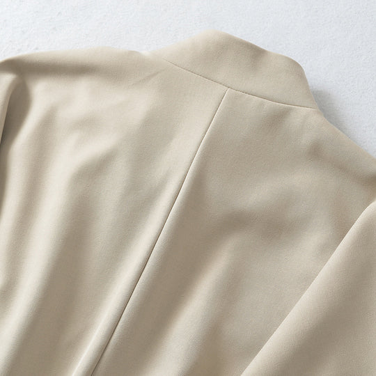 Damen Cropped Cape-Blouson mit Stehkragen, verdeckter Leiste und elastischem Saum Shop Nory