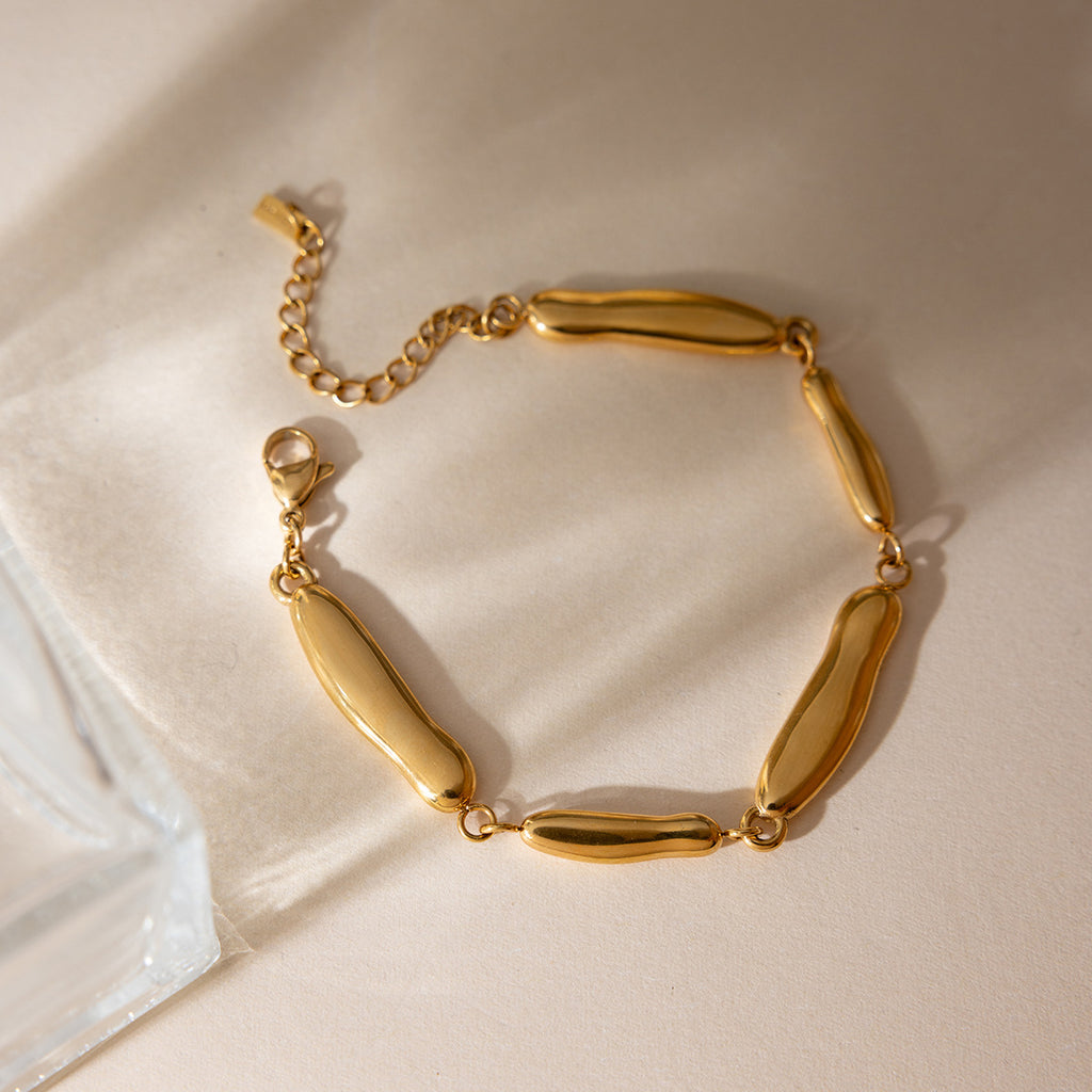 Damen Armreif mit ergonomischem Design aus hypoallergenem Edelstahl Shop Nory