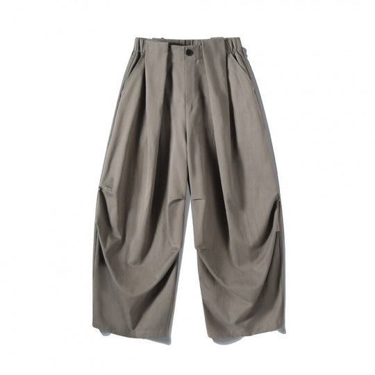 Herren Weit geschnittene Bundfalten-Hose mit verkürzter Beinlänge Shop Nory