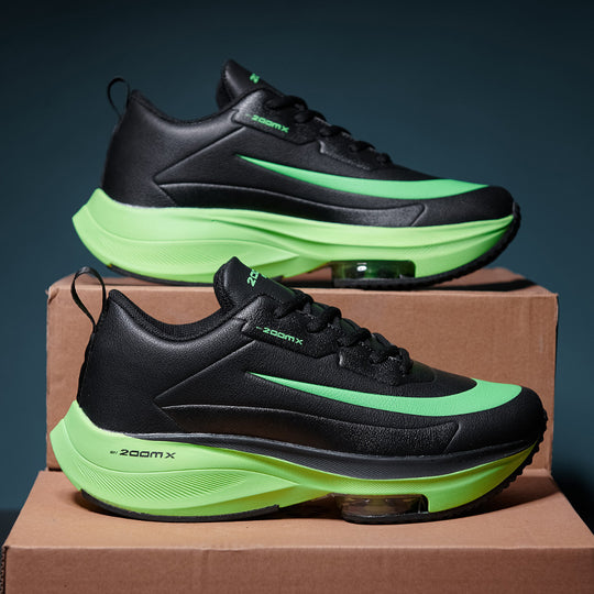 Herren Luftgepolsterter Performance-Sneaker mit sichtbarer Luftkammer und dicker Plateausohle Shopy Nory