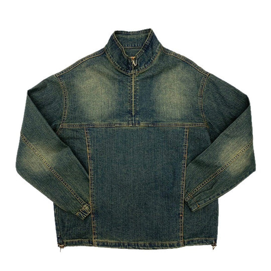 Herren Sportliche Denimjacke mit hohem Kragen Shop Nory