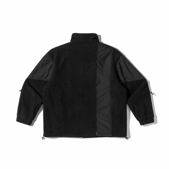 Unisex Kurz geschnittene technische Fleece‑Utilityjacke mit hohem Stehkragen und Multifunktions‑Taschen Shop Nory