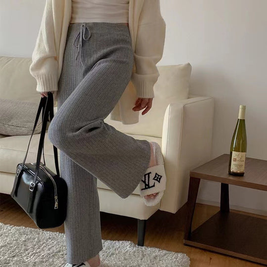 Damen Bequeme und elegante Strickhose Shop Nory