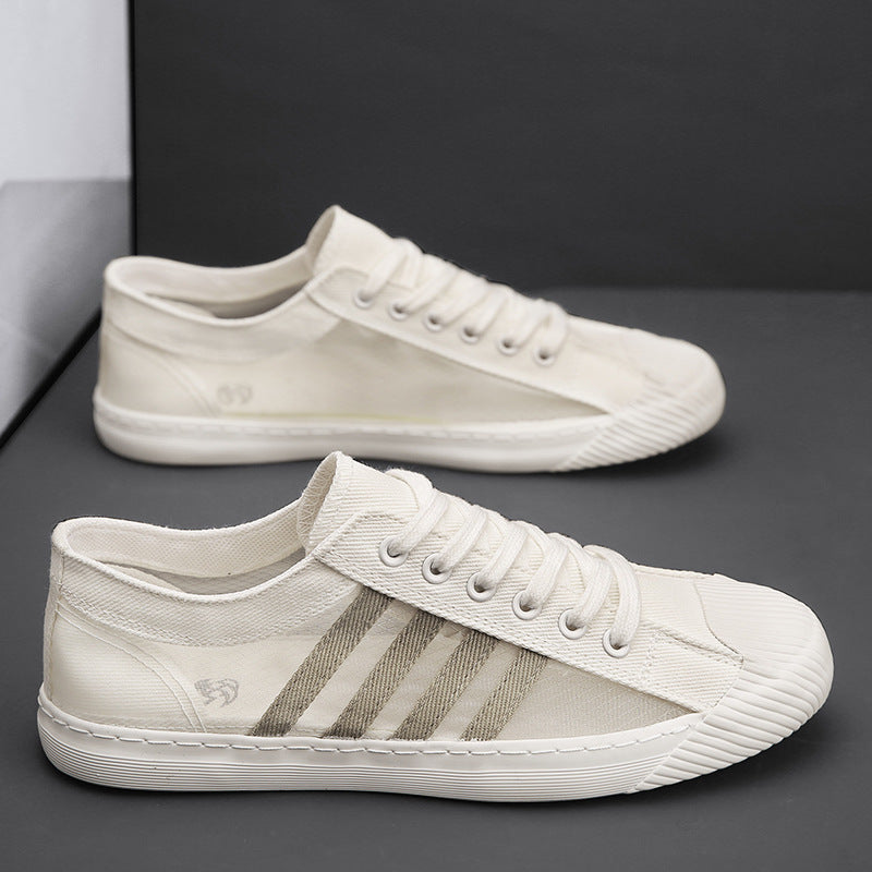 Herren atmungsaktive Low-Top Sneaker mit transparenten Mesh-Einsätzen Shopy Nory