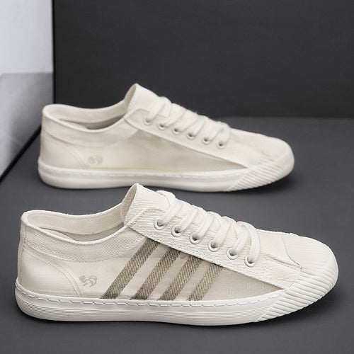 Herren atmungsaktive Low-Top Sneaker mit transparenten Mesh-Einsätzen Shopy Nory