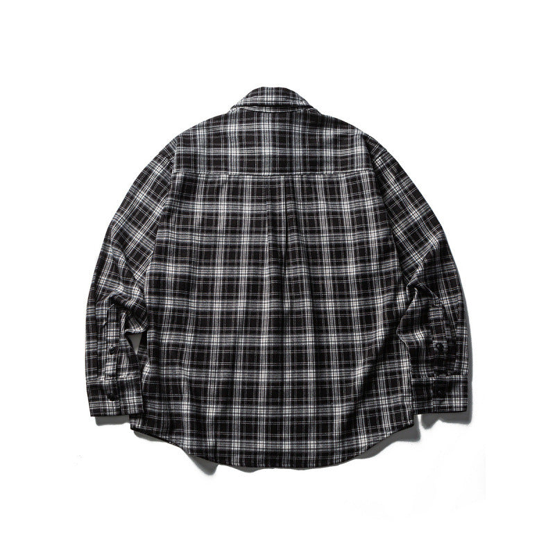 Herren Boxy-Karo-Workshirt aus weichem Flanell mit Doppelbrusttaschen Shop Nory