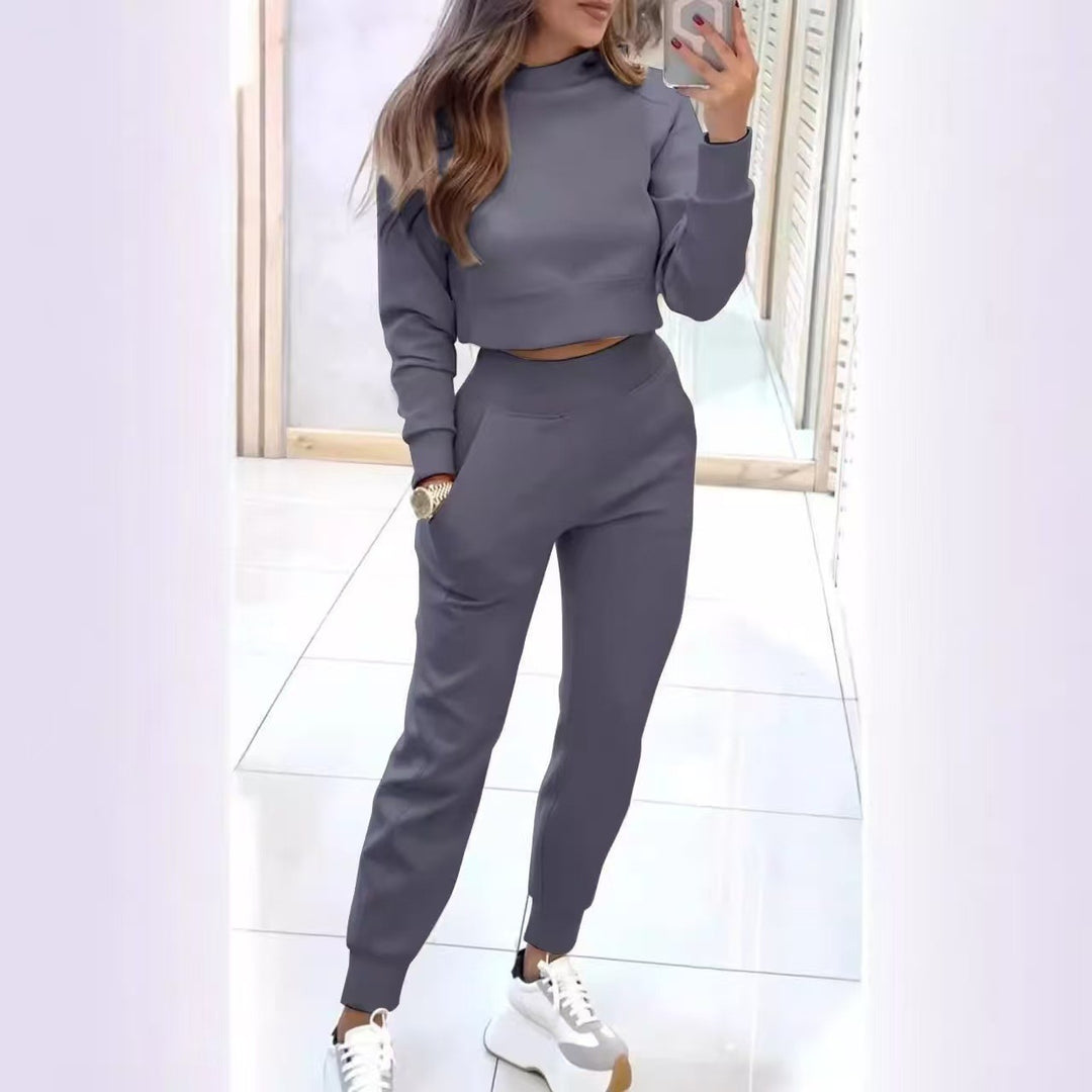 Damen Modischer Sweater und Jogginghose Set Shop Nory