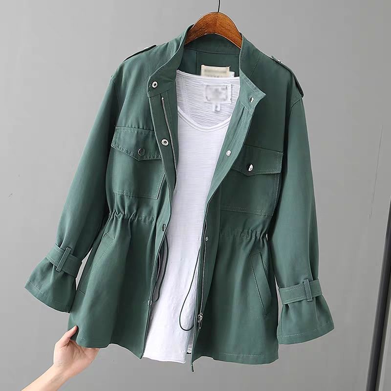 Damen Modische Utility-Jacke Shop Nory