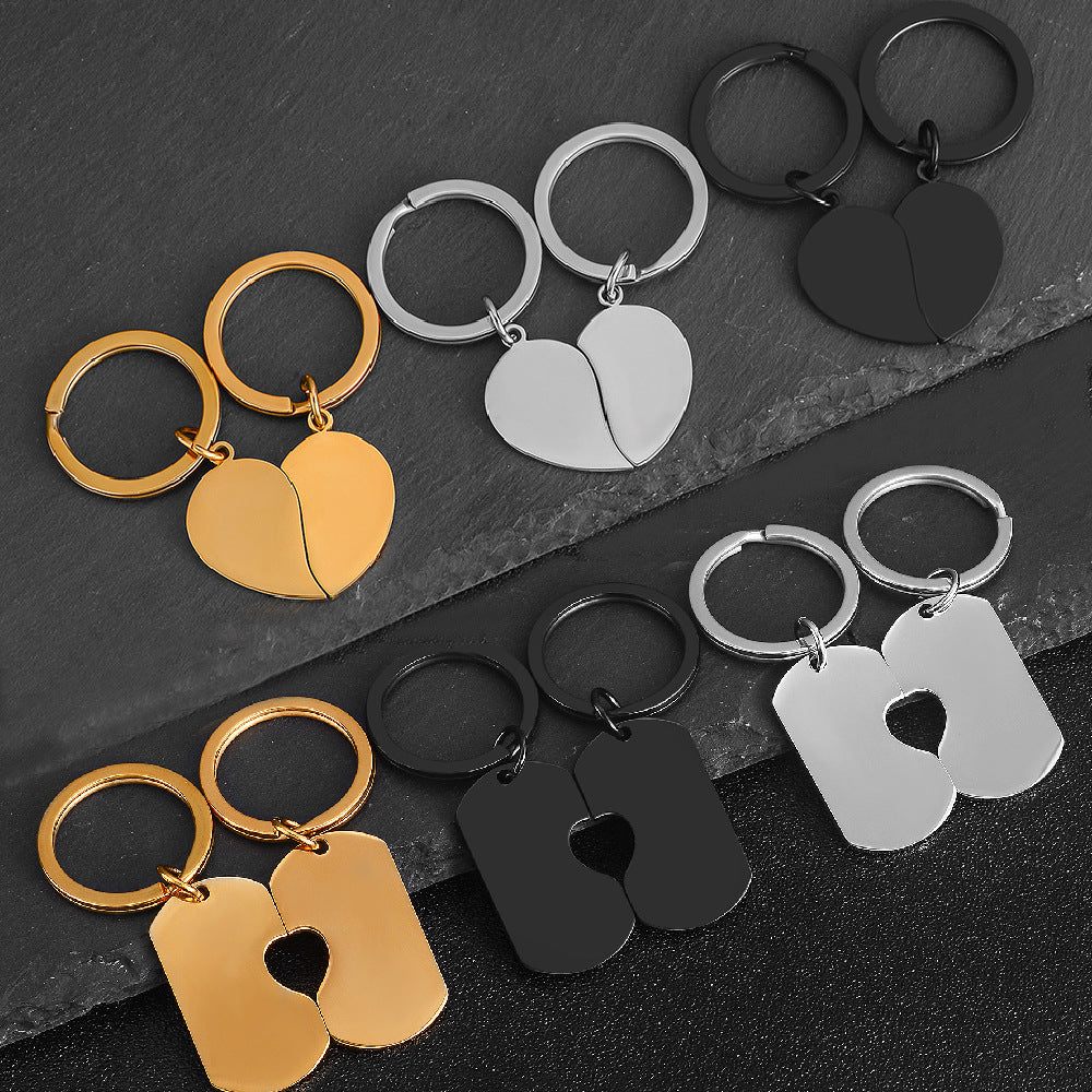 Damen Schlüsselanhänger mit herzförmigem Element Shop Nory