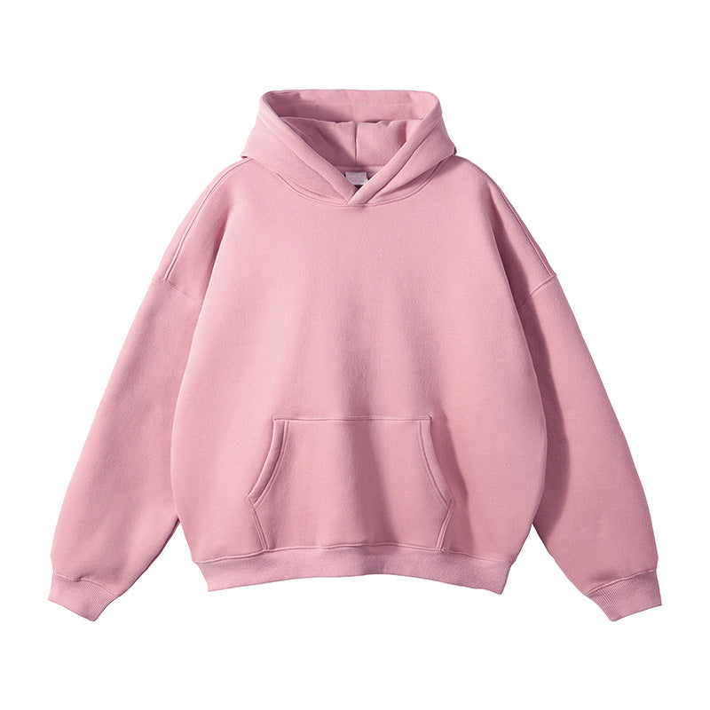 Unisex Schlichter Oversize-Kapuzenpullover mit Soft-Fleece-Innenseite und tiefer Raglannaht Shop Nory