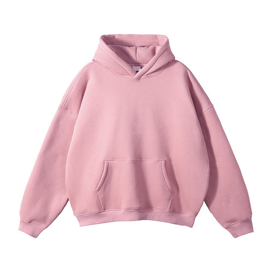 Unisex Schlichter Oversize-Kapuzenpullover mit Soft-Fleece-Innenseite und tiefer Raglannaht Shop Nory