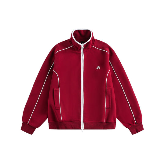 Damen Oversize-Sweatjacke mit Stehkragen und Zwei-Wege-Reißverschluss Shop Nory