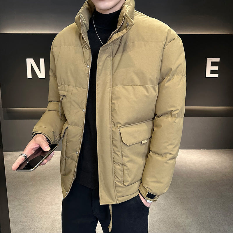 Herren Thermo-Steppjacke mit hohem Stehkragen und aufgesetzten Pattentaschen Shop Nory