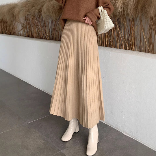 Damen Eleganter Plissee-Rock Shop Nory