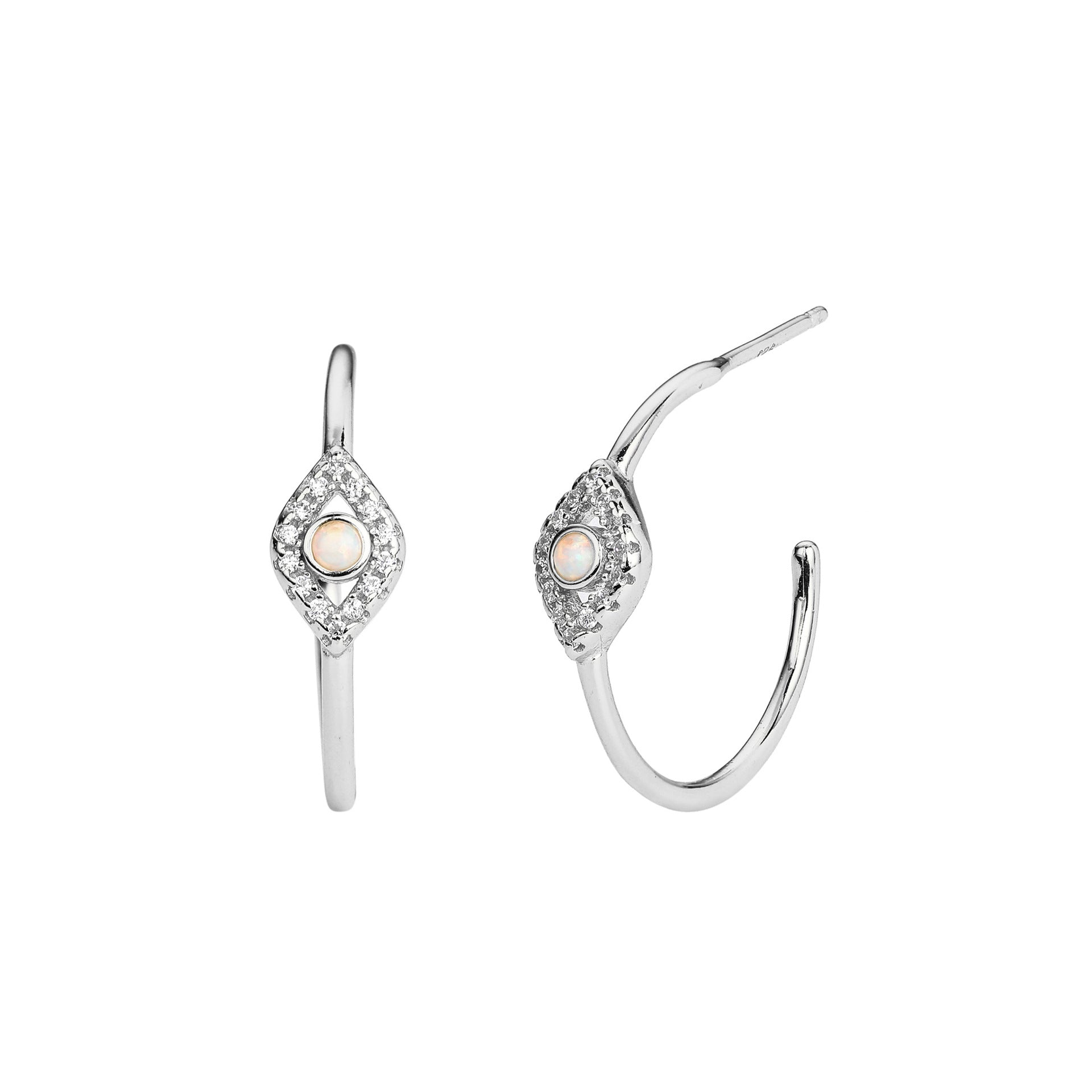 Damen Ohrstecker mit Zirkon und hochwertigem 925 Sterling Silber Shop Nory