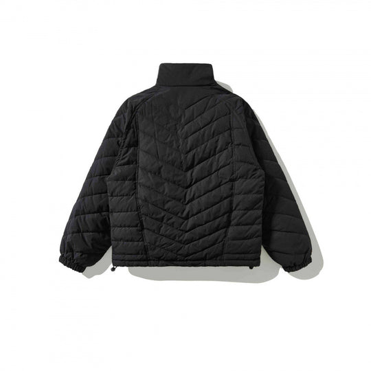 Unisex Gepolsterte Steppjacke mit hohem Kragen, Kordelzugsaum und elastischen Bündchen Shop Nory