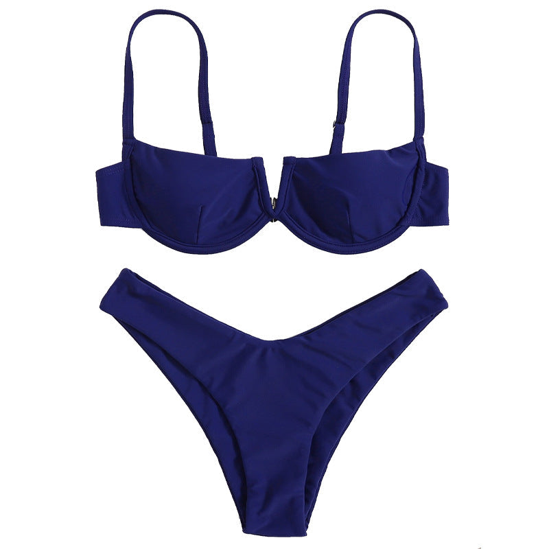 Damen Push-Up Bikini mit elegantem Bügeldesign
