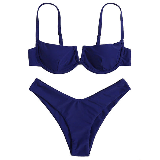 Damen Push-Up Bikini mit elegantem Bügeldesign