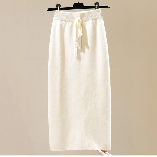 Damen Langer, elastischer Maxirock mit Bundtiefe Shop Nory