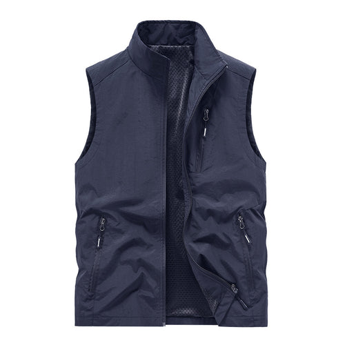 Herren Sportliche Outdoor-Weste mit funktionalen Reißverschlusstaschen Shop Nory