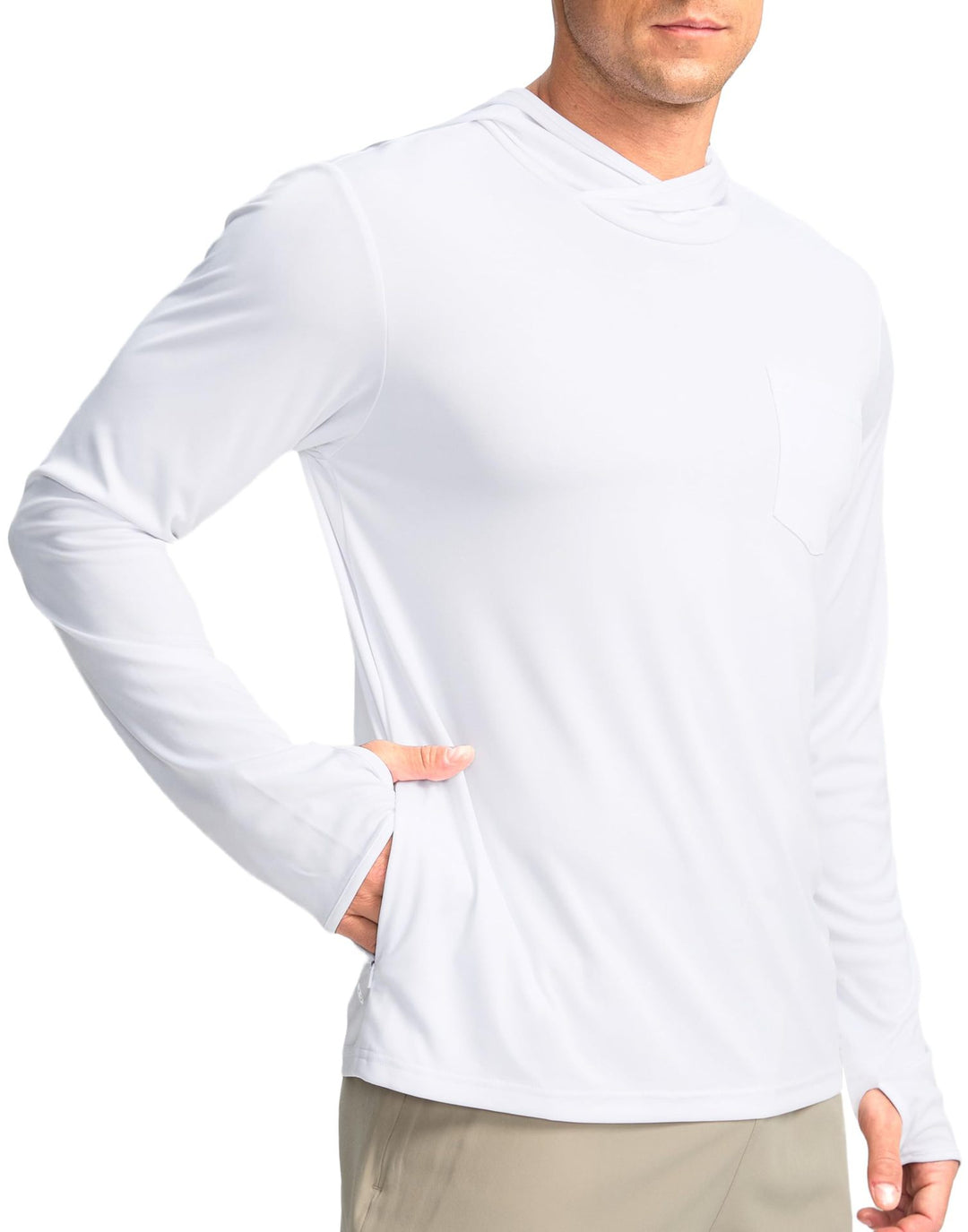 Herren Funktionsshirt mit Kapuze und Taschen