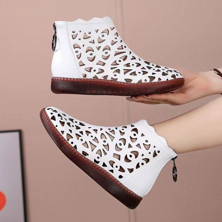 Damen Elegante und atmungsaktive Ankle Boots mit Cut-Out Design