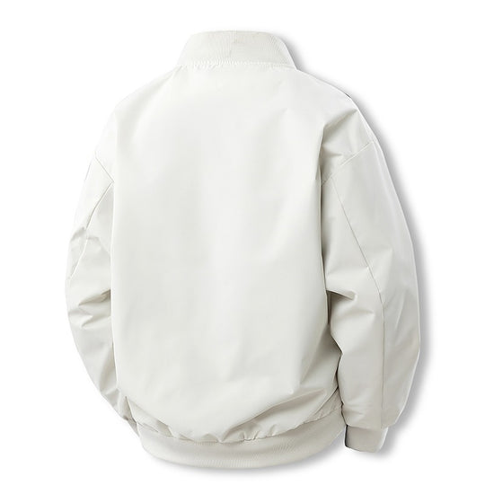Herren Leichte Casual-Bomberjacke im Clean‑Look mit Stehkragen und gerippten Bündchen Shop Nory