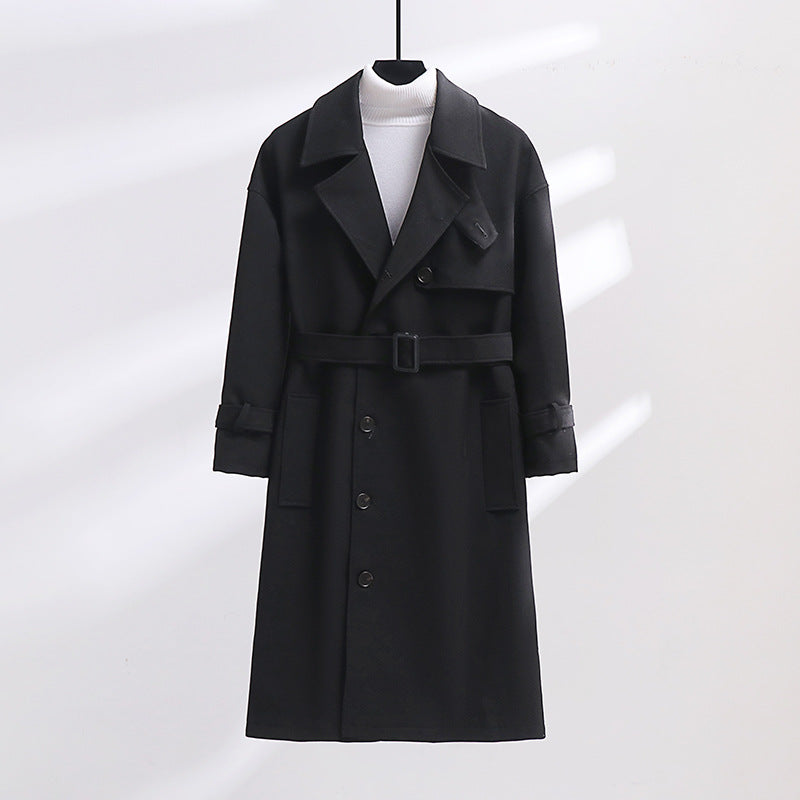 Damen Longline-Mantel mit Knebelverschluss und Raglanärmeln Shop Nory