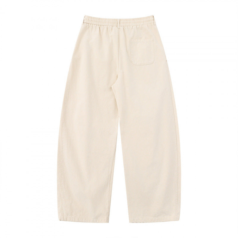 Damen Weite Culotte-Cargo-Hose mit elastischem Bund, Tunnelzug und aufgesetzten Taschen Shop Nory