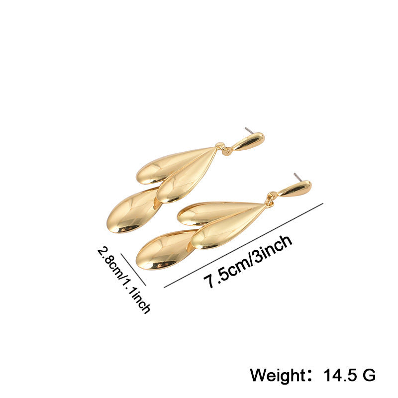 Damen Hängende Ohrringe im eleganten Tropfen-Design Shop Nory