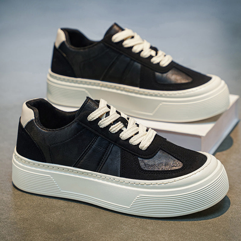 Damen Chunky Sneakers aus hochwertigem Leder mit innovativer Dämpfungstechnologie
